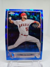 2022 Topps Chrome Sapphire Ryan Tepera #US121 Los Angeles Angels L👀k! ²