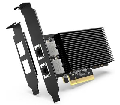 10G PCI-E Network Card with 10Gbps Dual RJ45 Ports, Intel X540-T2 Controller