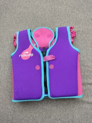 Schwimmweste Von Decathlon Lila Pink Größe M 18-30kg