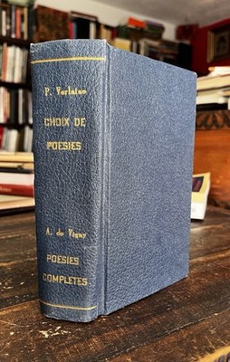 2-in 1 Vol Choix de poésies Paul Verlaine Alfred de Vigny French Poetry Book