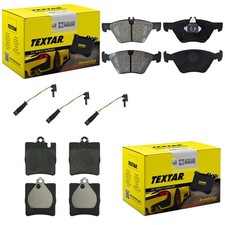 TEXTAR BREMSBEL&Auml;GE VORNE + HINTEN passend f&uuml;r MERCEDES E-KLASSE W210 CLK A/C208