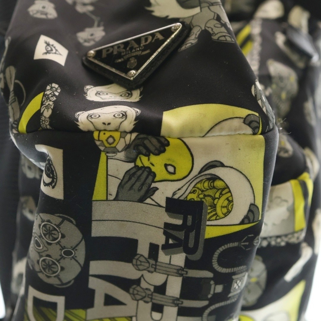 Prada Triangular Logo Plate Comic Nylon Backpack … - image 5