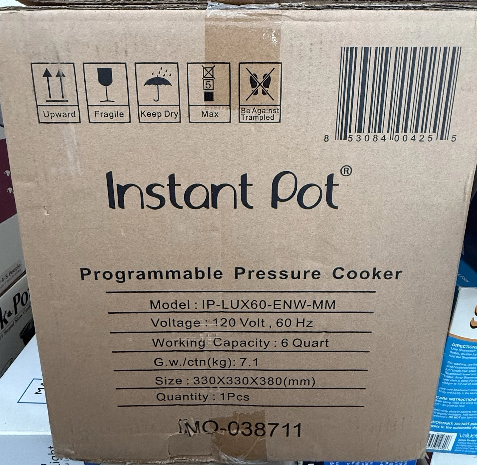 Instant Pot LUX60 6-Quart Electric Pressure Cooker