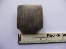 Alte silberne Pillendose  um 1930-1950 mit 835 gestempelt