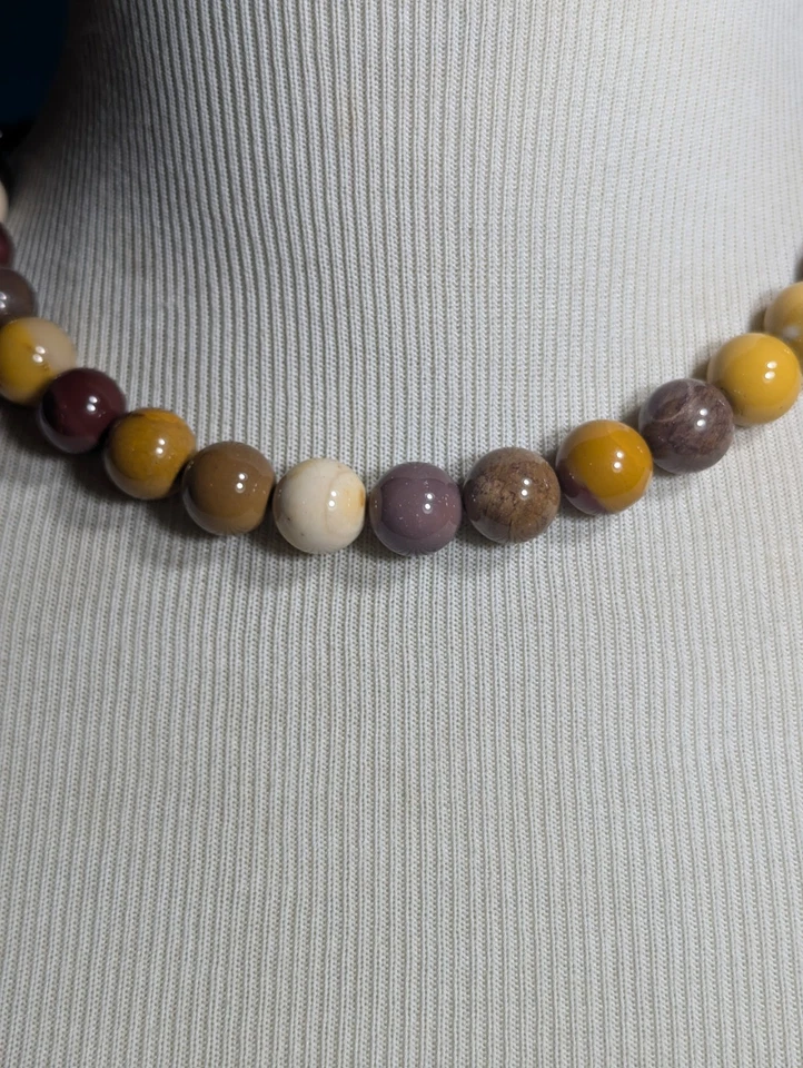 Collar Jay King Plata Esterlina Encuentra Mookaite Multicolor 18"- 21" 90g Foto 4 de 4