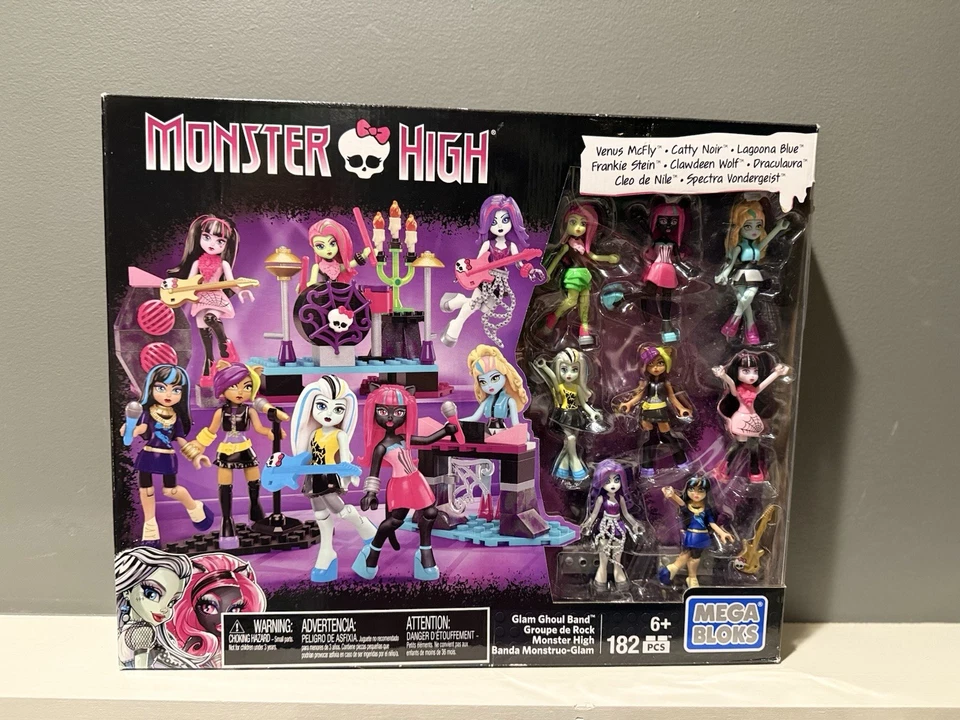 Mega Bloks Monster High Glam Ghoul Band Building Kit Brand New In Box - Image 2 of 4