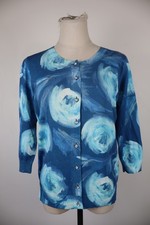 LUISA SPAGNOLI MAGLIA BLUSA DONNA TG. M WOMAN T-SHIRT CASUAL VINTAGE MANICA 3/4