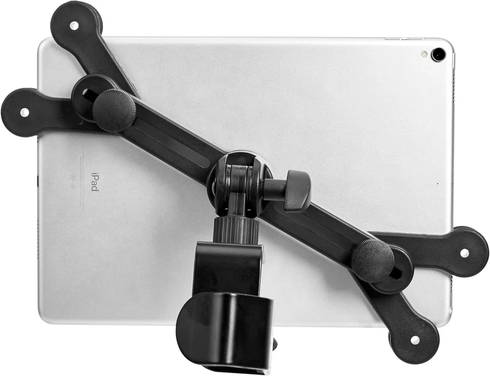 Adjustable Tablet/iPad Mic Stand Holder for Music Performance, Black - Image 4 of 4