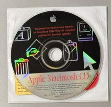 Apple Macintosh PowerBook 5300/2300/190 Mac OS 7.5.2 System Software Install CD