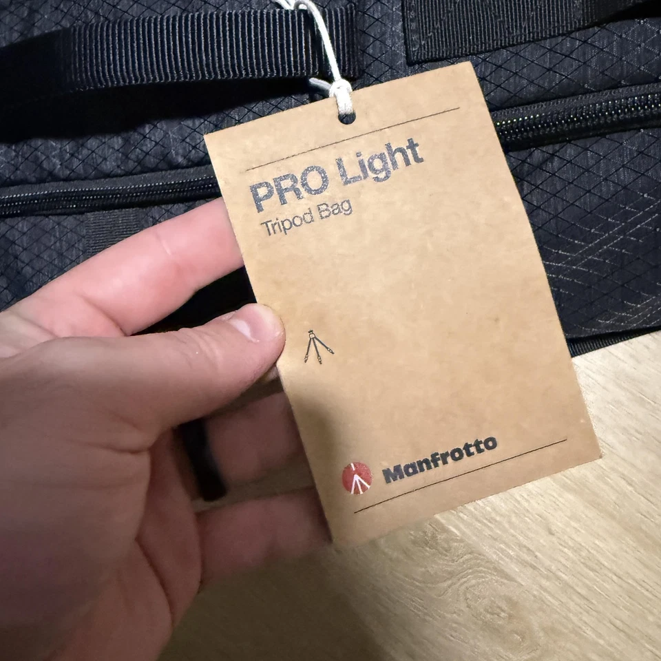 Manfrotto Pro Light Reloader Resistente Trípode Bolsa MB PL-RL-TH-TR Estuche Acolchado Negro Foto 2 de 4