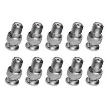 Yitongxxsun F Bnc Conversion Connectors 10-Pack Copper Bnc Male To F Female C 