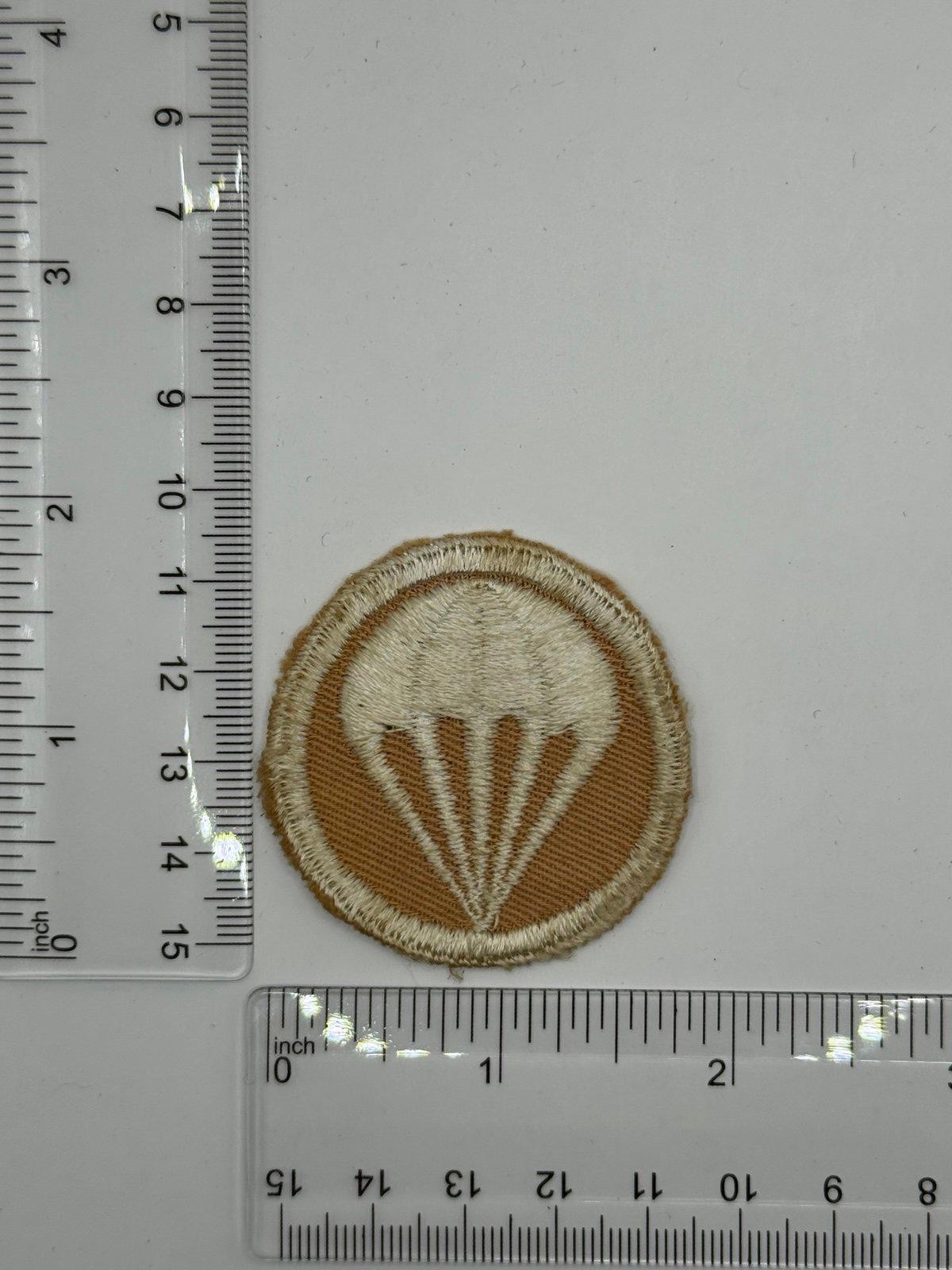 WW2 Airborne QMC Paratrooper Cap Patch #2798