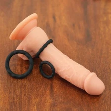 3Pcs Silicone Penis Cock Ring Stay Harder Sex Toys for Men Ejaculation Delay