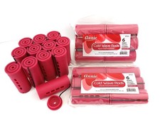 Annie Cold Wave Rods 24 Wavy Curl Perm Hair Rollers Curling Jumbo Size 1 3/8"