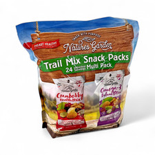 Nature's Garden Trail Mix Snack Packs, Cranberry + Omega-3 1.2 oz - 24 Pack