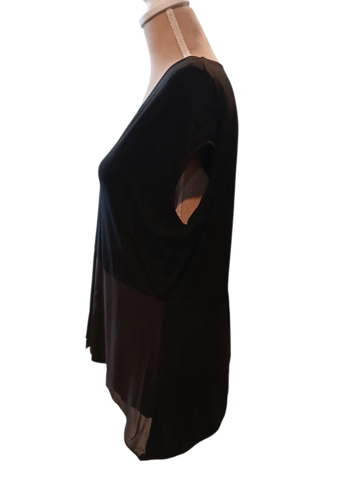 Blusa Doncaster Seda Elastizada Lagenlook Asimétrica Tanque Mujer Grande Antigua... Foto 3 de 4