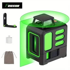 FEIDSIDE 360 Degree Green Laser Level for Image Hanging and Construction