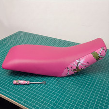 Honda Trx 400ex Seat Cover For 2008 To 2014 Models Pink Camo Vinyl Seat Cover Honda Trx 400ex Seat Cover For 2008 To 2014 Models Pink Camo Vinyl Seat Cover