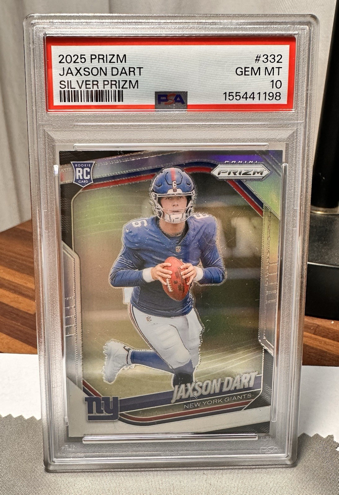 Jaxson Dart Panini Prizm #332 Silver