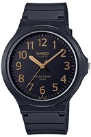 Casio MW-240-1B2JH Herren Analog Uhr Schwarzes Zifferblatt Harzband Japan...