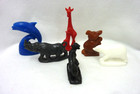 BROOKFIELD ZOO MOLD A RAMA LOT 6 KOALA GIRAFFES POLAR BEAR DOLPHIN RHINO PANTHER — photo 3