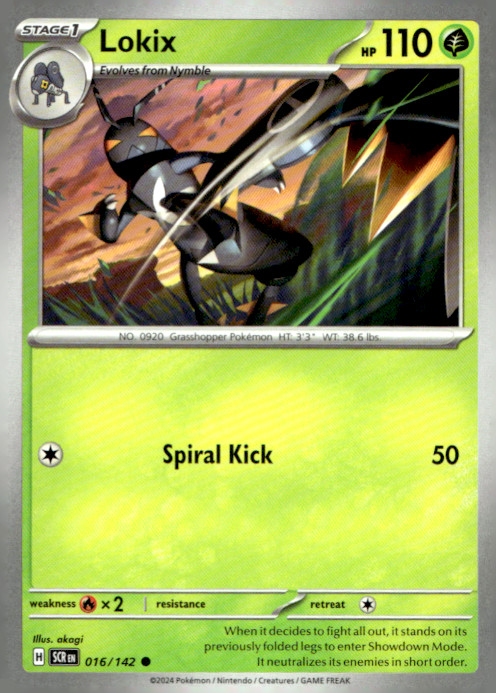 Lokix Common SV07: Stellar Crown 016/142 NM