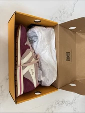 Gola Daytona Chute Rose Cerise Off White Pink Nib Sneakers Shoes 7