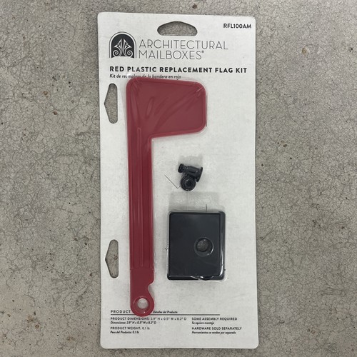 Plastic Mailbox Flag Replacement Kit Red - Picture 1 of 2