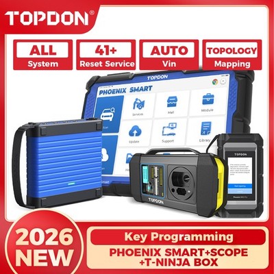 TOPDON Phoenix Smart+Scope+T-Ninja Box All-in-One Programming Diagnostic Scanner