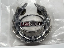 NEW US Air Pilot Hat Badge Captain Pin Hat Metal Unused UsAir Us Airways JK180