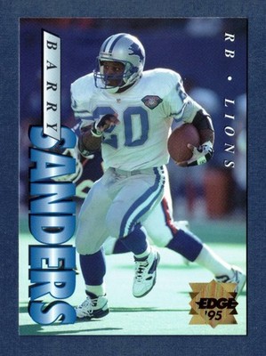 1995 Collectors Edge Gold Logo Barry Sanders #69 Detroit Lions MINT
