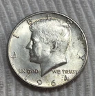 1964 D Kennedy Silver Half Dollar. Estimated Almost Uncirculated 58. A0854.