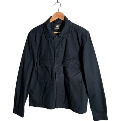 Paul Smith Jacke Herren Gr. M dunkelblau Freizeit Knopfleiste Workwear Outdoor