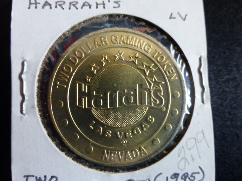 HARRAH'S CASINO HOTEL LAS VEGAS NEVADA $2 GAMING TOKEN
