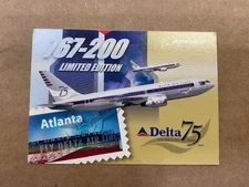Delta Air Lines Aircraft Trading Card #18