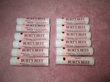 LOT OF 12 BURTS BEES MARULA MELT LIP CONDITIONER NEW