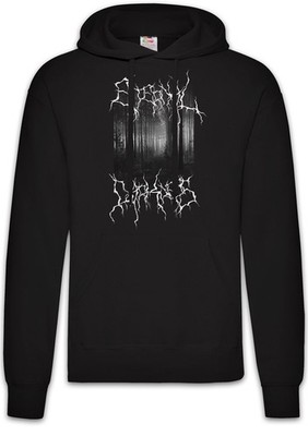 Eternal Darkness Blackmetal Forest Herren Hoodie Black Norwegian True Norwegian