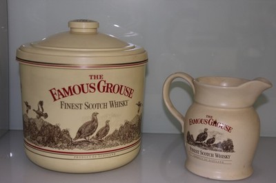 Famous Grouse Scotch Whisky Kunststoff Eiskübel und Wasserkanne, FAMOUS