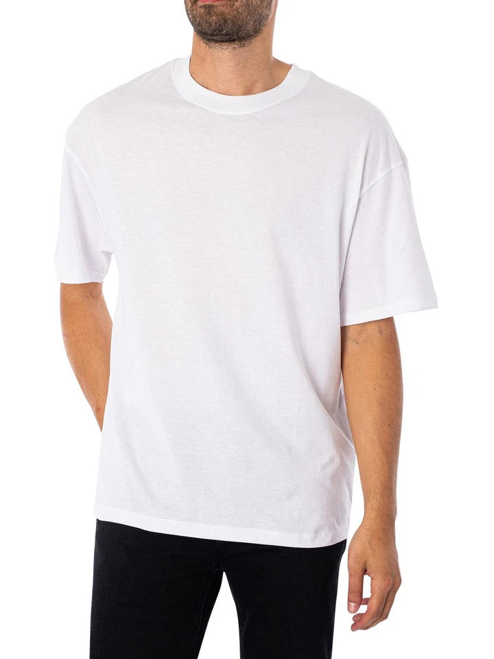 Jack & Jones de los hombres Camiseta Bradley, Blanco - Imagen 2 de 4