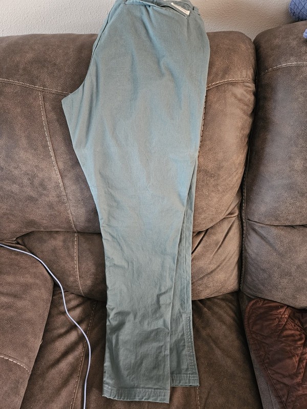 Ben Sherman 34 / 32 Slim Fit Stretch Green
