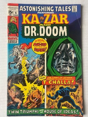 Astonishing Tales #6, FN 6.0, 1st Mockingbird; 1st Panther-Dr. Doom Meeting