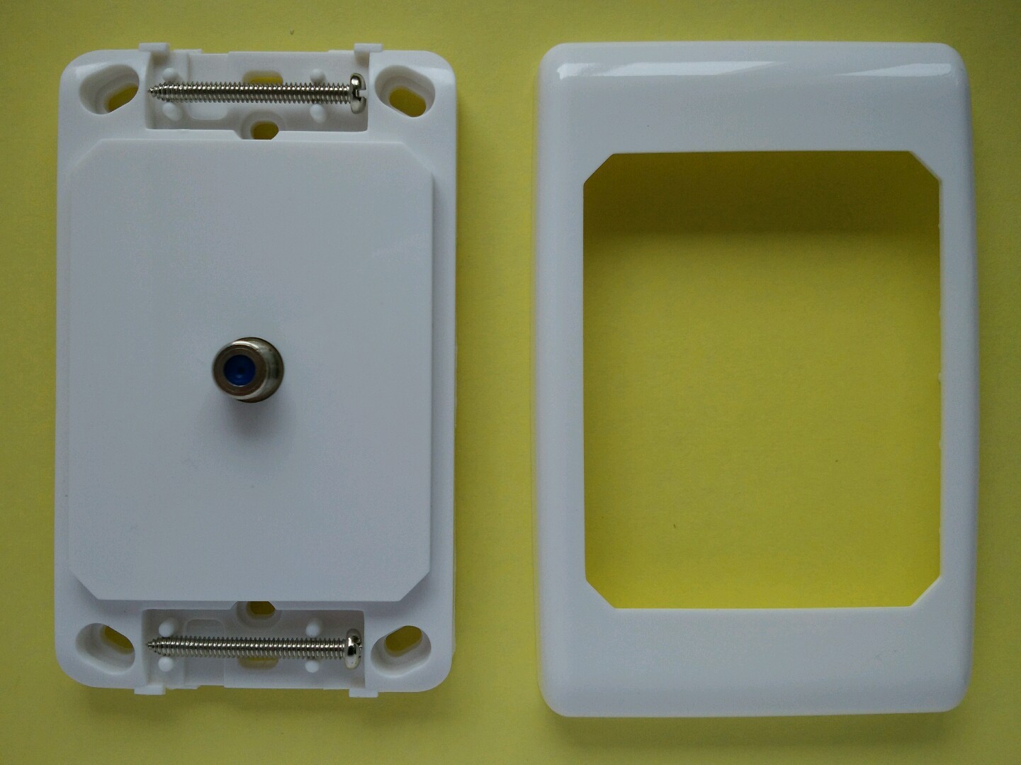 TV WALL PLATE F TYPE SOCKET FOXTEL TELSTRA CABLE eBay