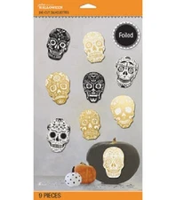 Jolee's Boutique Halloween Jolee's Foil Skull Mega Silhouette Pack -#629