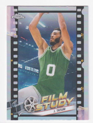 2023-24 Topps Chrome FILM STUDY REFRACTOR #FS-2 JASON TATUM Boston Celtics