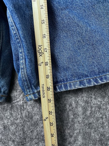 VINTAGE Calvin Klein Jean Shorts Men’s Size 40 Double Stone Wash Blue #223 - 第 6/9 張圖片