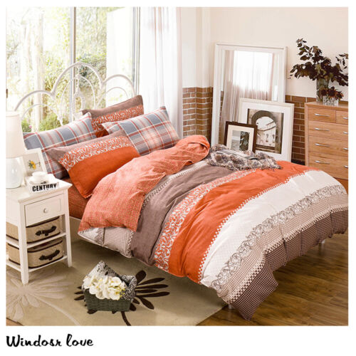 2025 New All Size Bed Doona Quilt Duvet Cover Set 100% Cotton Premium Bedding - Picture 23 of 26