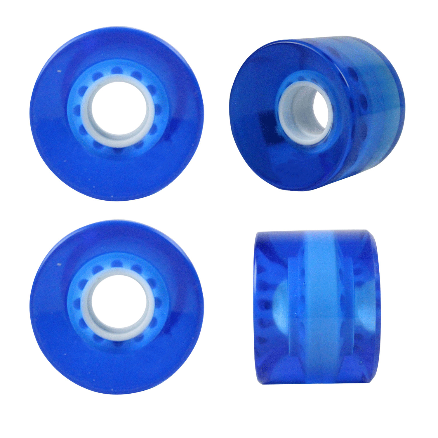 Wheels 59mm 82a Hi-rebound Soft Cruiser Clear Blue