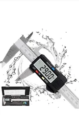 Caliper Measuring Tool, Qfun Vernier Digital Caliper Stainless Steel 6 Inch