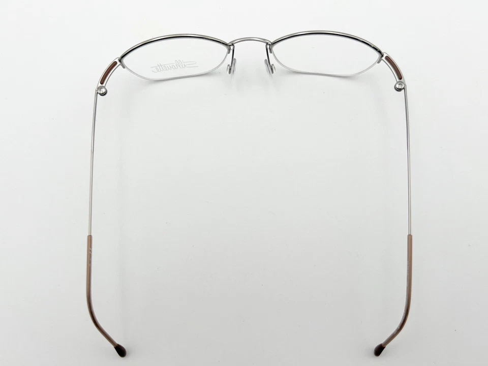 NOS Silhouette M 6519 Anteojos MARCOS 6056 Gris Gunmetal 47[]19-125 Pequeño G737 Foto 4 de 4