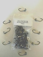 100 unpainted shad dart jigs